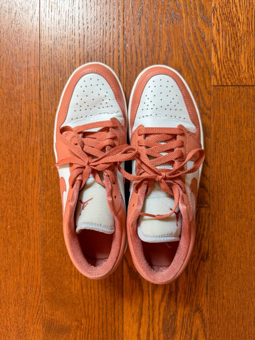 Nike Air Jordan 1 Low Sky J Orange Pure Platinum Women's Size 10 - Picture 5 of 8